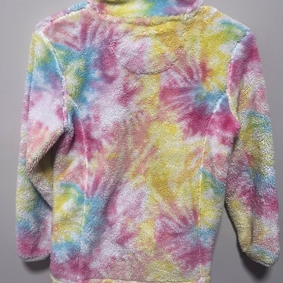 Colorful Tie-Dye Fleece Sweater Girls Youth Medium - Picture 2 of 3